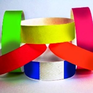 Pulseiras Para Eventos Tyvek Sem Personalização