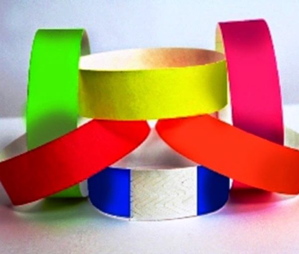 Pulseiras Para Eventos Tyvek Sem Personalização